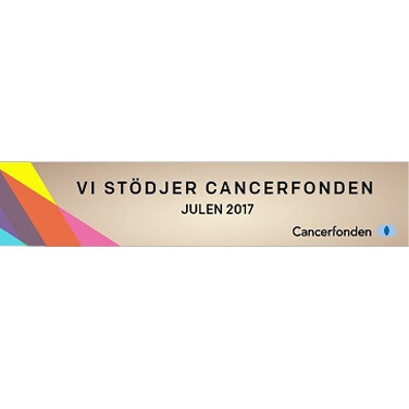 Vi stödjer cancerfonden